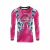 Camisa Pesca Esportiva Rosa Personalizada Dry-fit Uv30+ Ideias Sport
