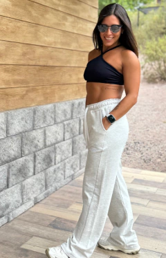 PANTALON ITALY GRIS MELANGE - Cambre