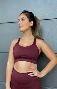 TOP LUPE BORDO JASPEADO