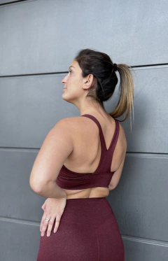 TOP LUPE BORDO JASPEADO - comprar online