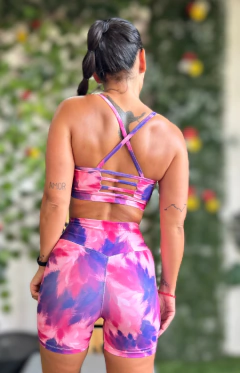 CALZA BIKER PIQUE PLUMAS - Cambre