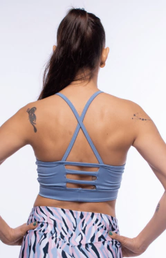 TOP FREE DARK CELESTE - comprar online