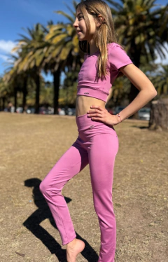 CALZA LARGA ROSA