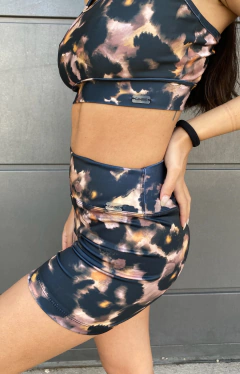 CALZA CORTA PIQUE PRINT