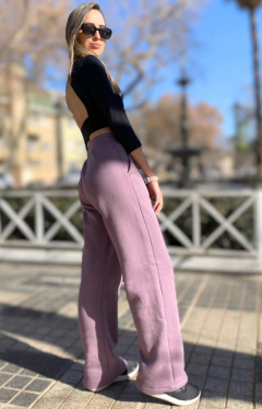 PANTALON ITALY FRISADO UVA