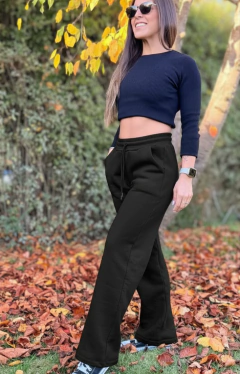 PANTALON ITALY FRISADO NEGRO