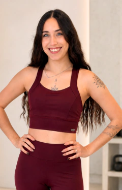 TOP LUPE BORDO