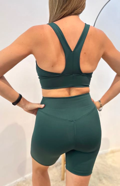 CALZA BIKER PIQUE VERDE INGLES en internet