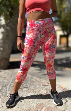 CALZA 3/4 PIQUE FLORECER en internet