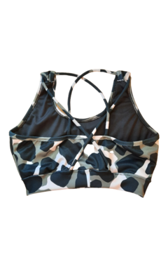 TOP ARABE ANIMAL VERDE MILITAR - comprar online
