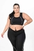 Legging com Viés e Cós Repuxado Plus Size na internet