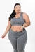 Legging com Viés e Cós Repuxado Plus Size - comprar online
