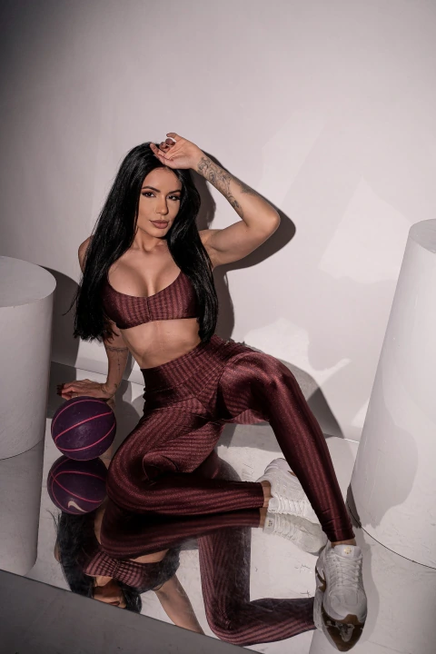 Legging Básica 3D Ikat Poliamida