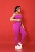 Imagem do Conjunto Legging e Top Recorte Canelado Poliéster