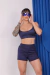 Short Sobreposto Suplex de Poliéster - GT Moda Fitness
