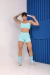Short Sobreposto Suplex de Poliéster - GT Moda Fitness