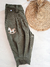 Pañalera Bordada Zaino Verde