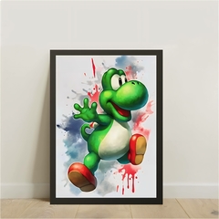 KIT 6 QUADROS SUPER MARIO AQUARELA - comprar online