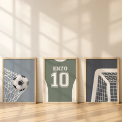 KIT 3 QUADROS FUTEBOL 2 - comprar online