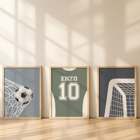 KIT 3 QUADROS FUTEBOL 2 - comprar online