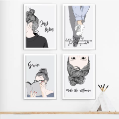 KIT 4 QUADROS TEEN na internet