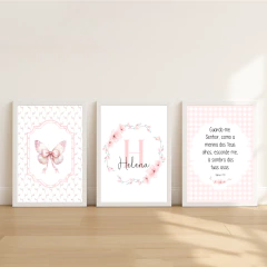 KIT 3 QUADROS RETRÔ HELENA - comprar online