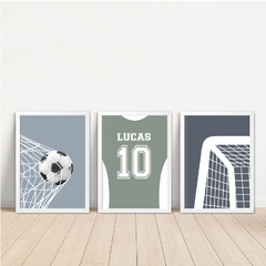 KIT 3 QUADROS FUTEBOL 2 na internet