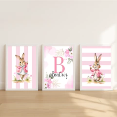 KIT 3 QUADROS COELHA - comprar online