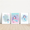 KIT 3 QUADROS SEREIA