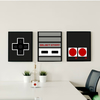 KIT 3 QUADROS GAME NINTENDINHO