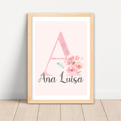 KIT 3 QUADROS JARDIM DA ANA LUISA