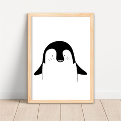 KIT 3 QUADROS ANIMAIS PRETO E BRANCO 1 - comprar online