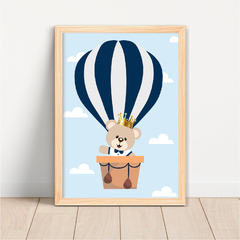 KIT 3 QUADROS URSO PRÍNCIPE - comprar online