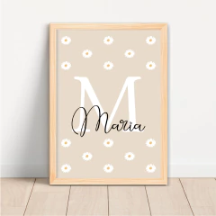 KIT 3 QUADROS MARGARIDAS MARIA versículo na internet