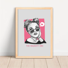 KIT 3 QUADROS GAROTA E O PUG - loja online