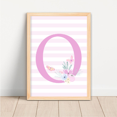KIT 3 QUADROS FLORAL OLIVIA - La Artes Quadros e Decor
