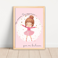 KIT 3 QUADROS PEQUENA BAILARINA - comprar online
