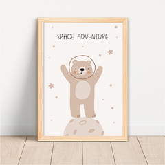 KIT 3 QUADROS BOHO URSO - comprar online