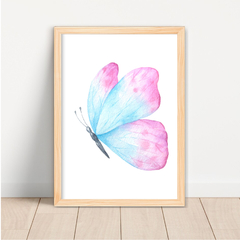 KIT 3 QUADROS BORBOLETAS AQUARELA 1 - comprar online
