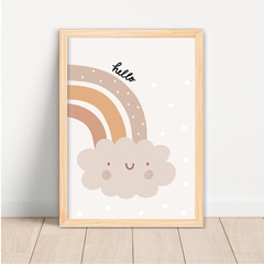KIT 3 QUADROS BOHO URSO na internet