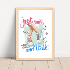 KIT 3 QUADROS GAROTA BONITA - comprar online