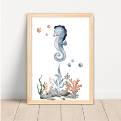 KIT 3 QUADROS FUNDO DO MAR 2 - comprar online