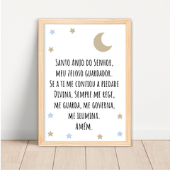 KIT 3 QUADROS URSO MENINO ORAÇÃO - La Artes Quadros e Decor
