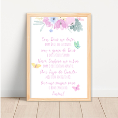 KIT 3 QUADROS FLORAL OLIVIA - loja online