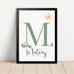 KIT 3 QUADROS CARROS MATEUS - La Artes Quadros e Decor