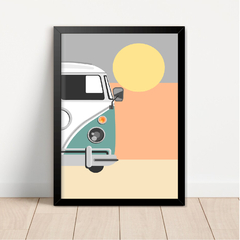 KIT 3 QUADROS KOMBI E FUSCA - comprar online