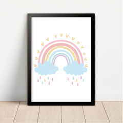 KIT 3 QUADROS BOHO LOVE CANDY - La Artes Quadros e Decor