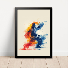 KIT 3 QUADROS Judô - La Artes Quadros e Decor