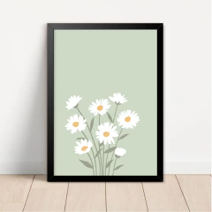 KIT 3 QUADROS MARGARIDAS MARIA versículo - loja online