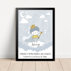 Kit 3 Quadros Príncipe Irmãos - La Artes Quadros e Decor
